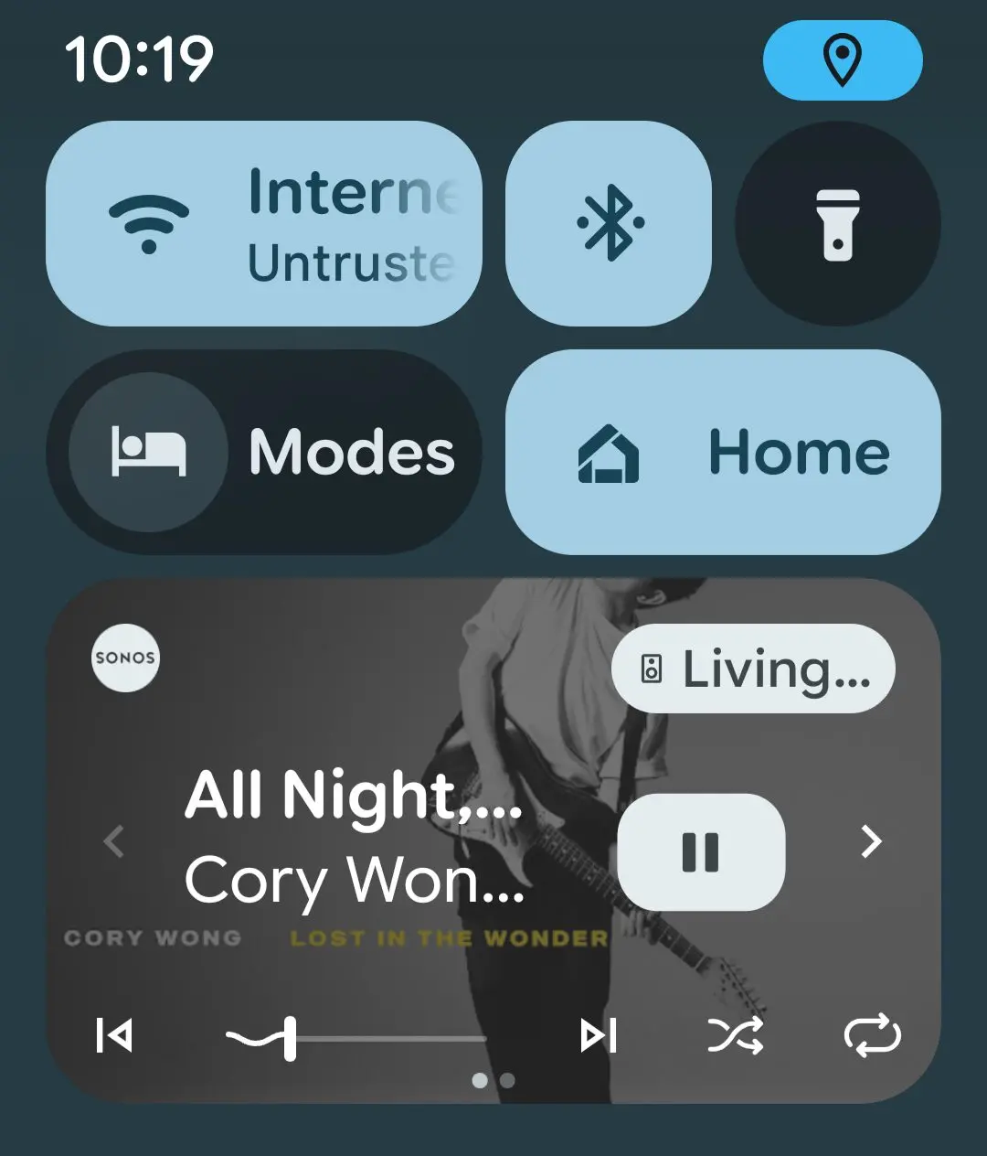 Mediabediening Sonos op Android
