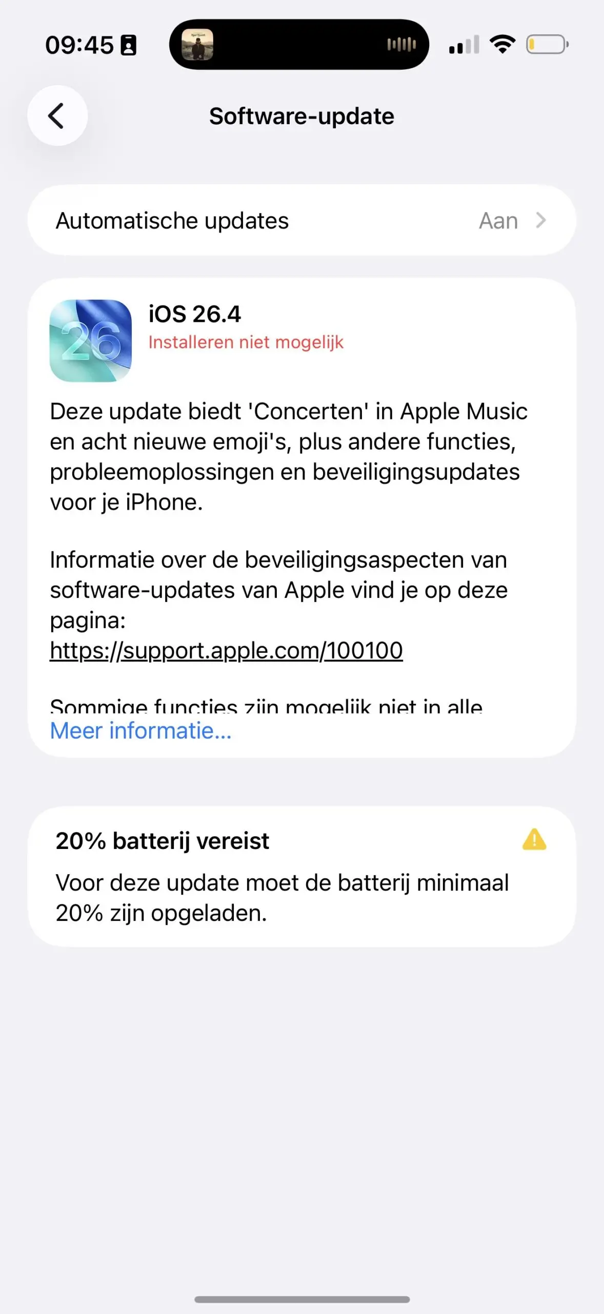iOS 26.4 updatenotities