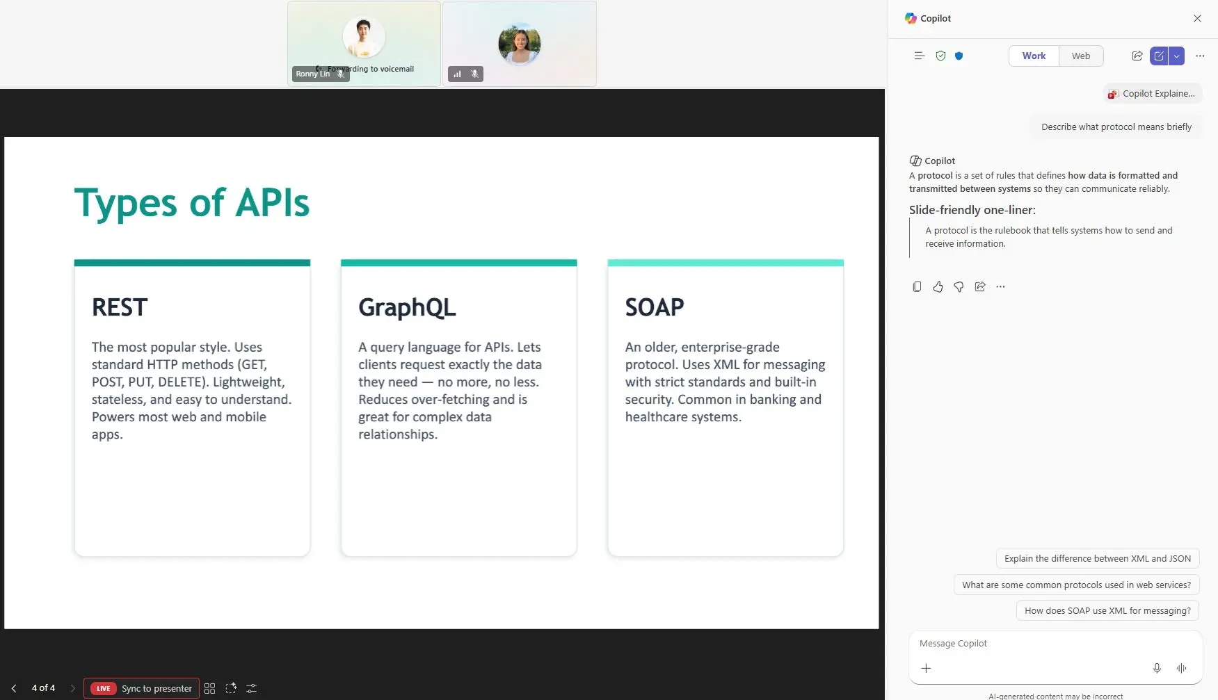 Microsoft Teams Copilot help