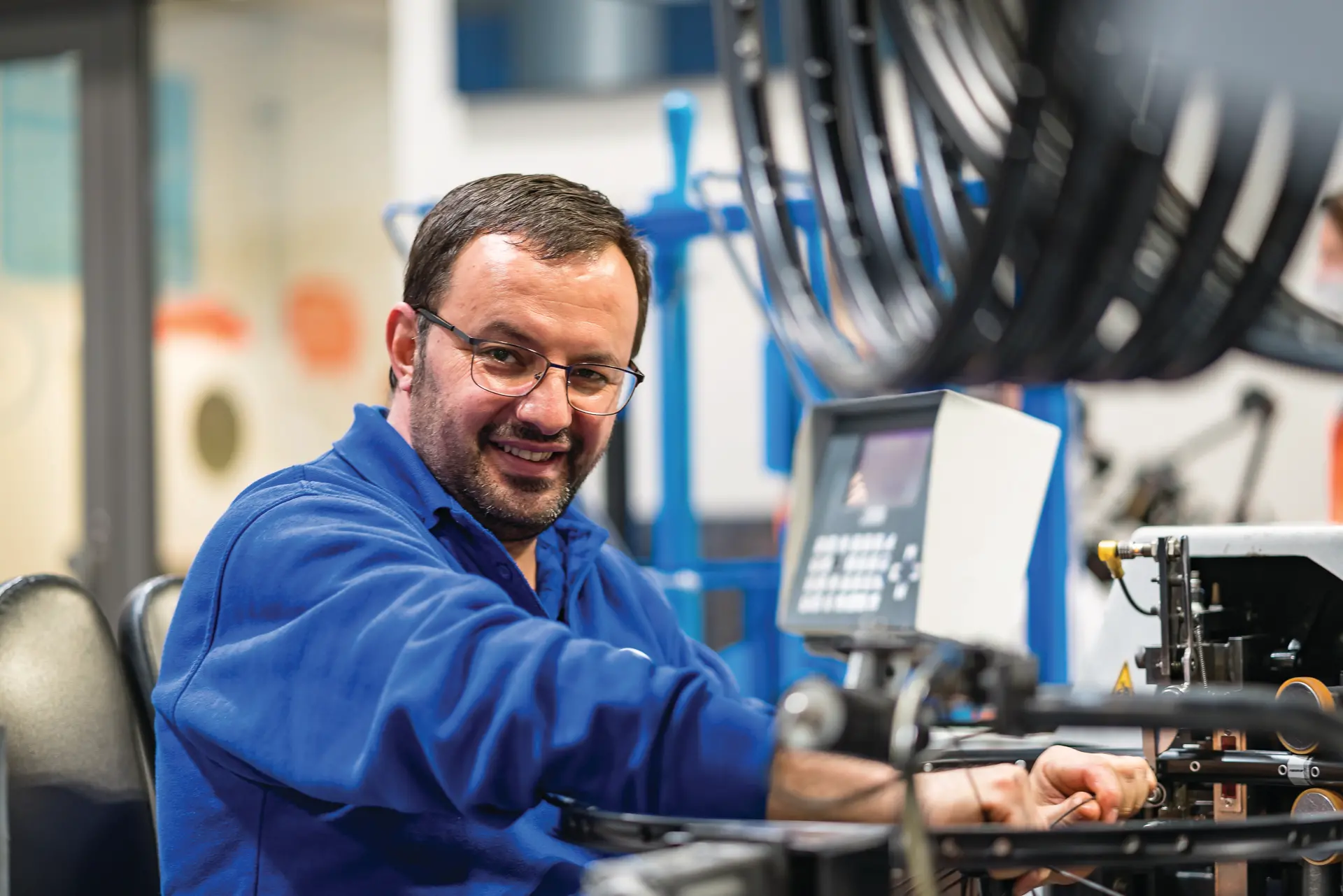 Montage wielen bij Gazelle