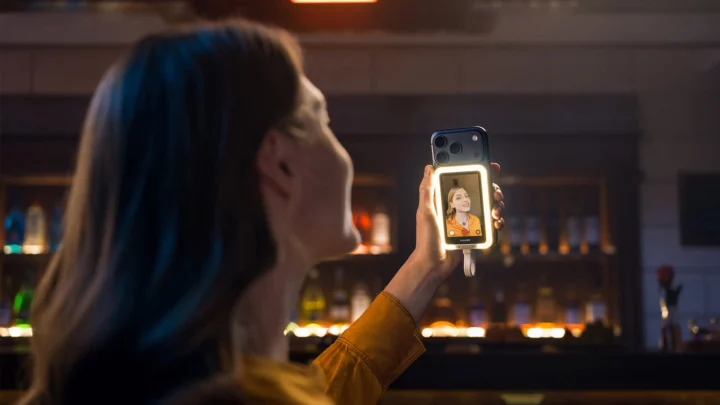 insta360 selfie screen