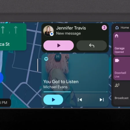 Android Auto widgets