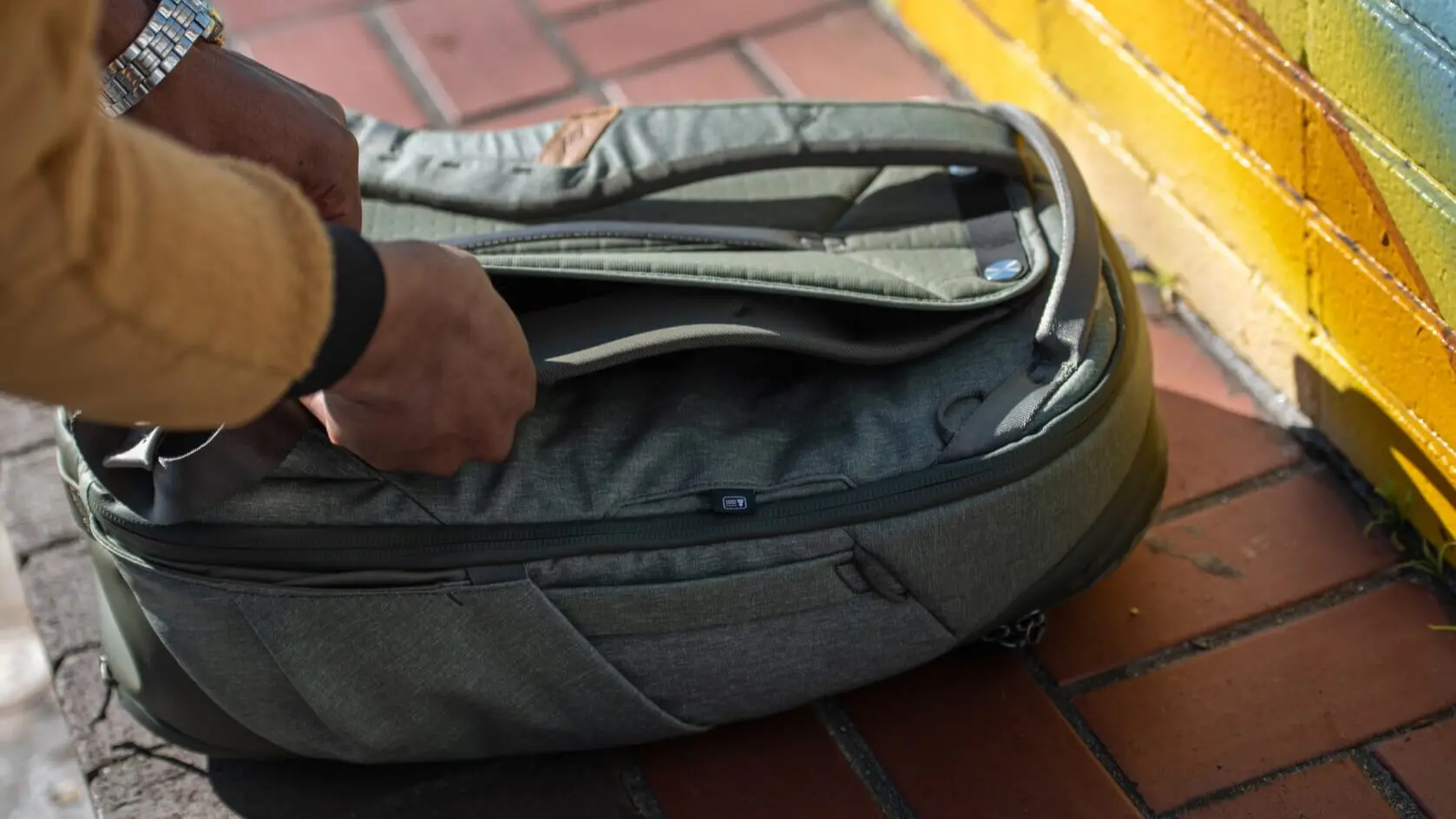 Peak Design Travel Backpack vakjes