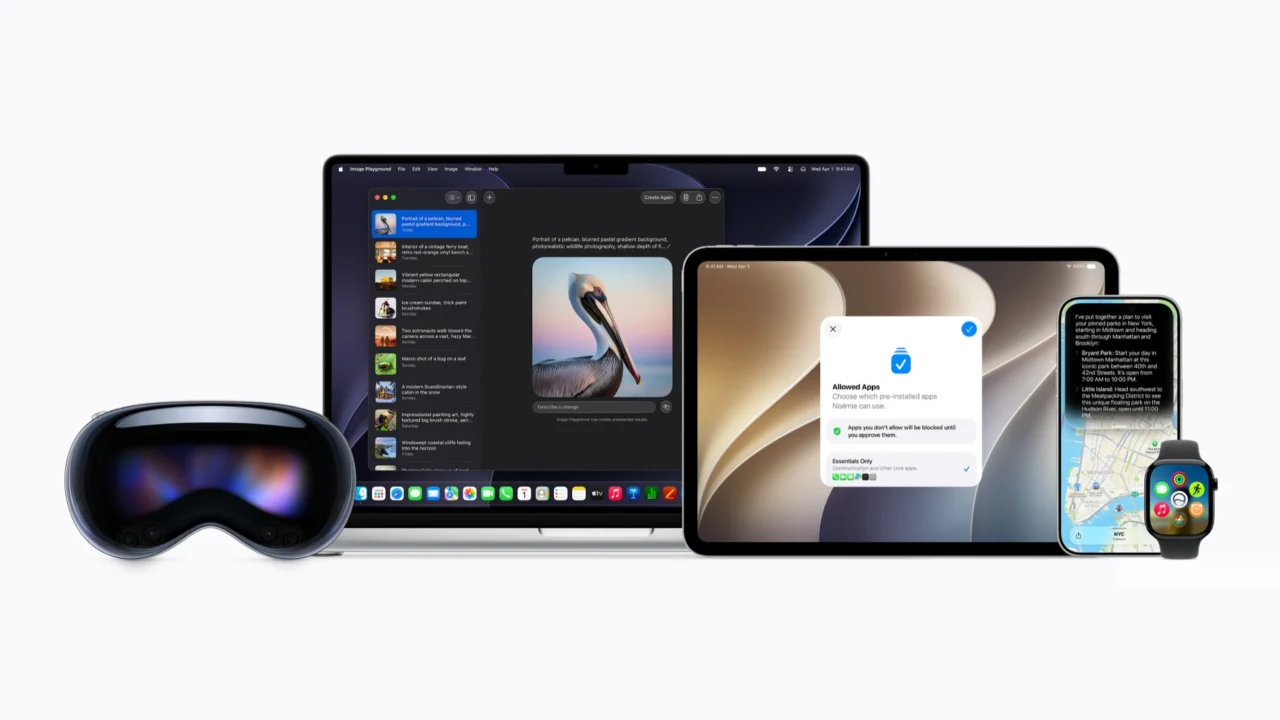 visionOS 27, macOS 27, iPadOS 27, iOS 27 en watchOS 27