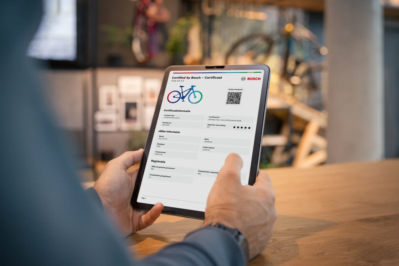 Bosch certificaat tweedehands e-bikes