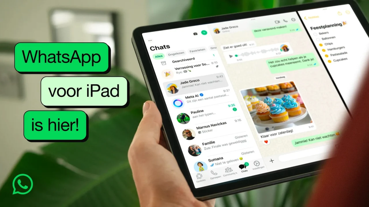 WhatsApp op iPad