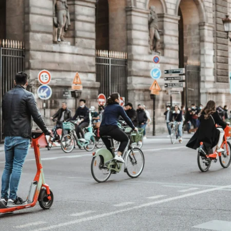 Elektrische step Parijs