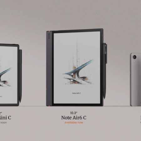 Boox Note Mini C, Note Air6 C en Palma 3