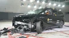 Euro NCAP test van Xpeng X9