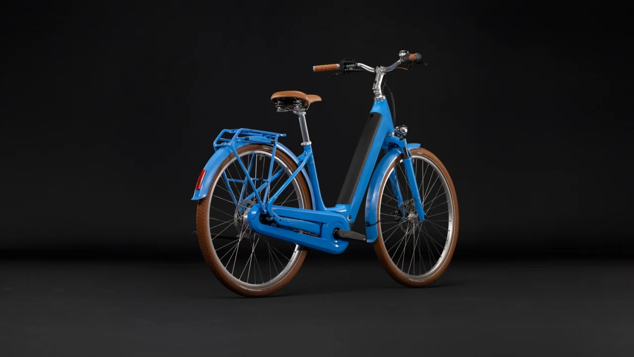 Cube Aruba Hybrid 600 Wave in het blauw