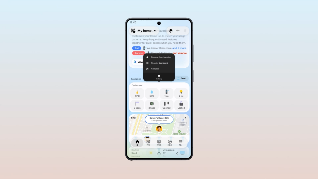 Samsung SmartThings app